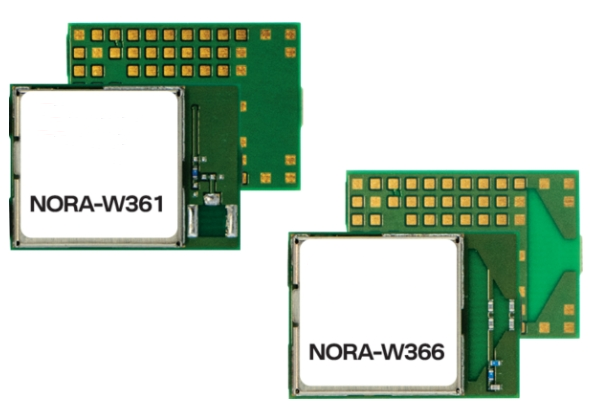 u-blox發(fā)布新款雙頻Wi-Fi藍(lán)牙LE模塊：NORA-W361-00B、NORA-W366-00B