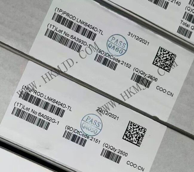 LNK6404D：適用于適配器和充電器的節(jié)能、精確的初級側(cè)調(diào)節(jié)CV/CC切換器