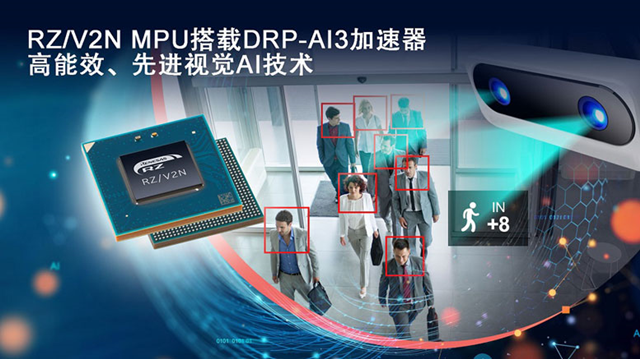 瑞薩推出集成DRP-AI加速器的RZ/V2N，擴展中端AI處理器陣容