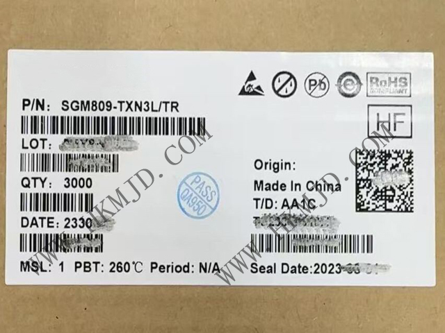 SGM809-TXN3L：低功耗微處理器監(jiān)控電路，3.08V 精準(zhǔn)電壓監(jiān)測(cè)