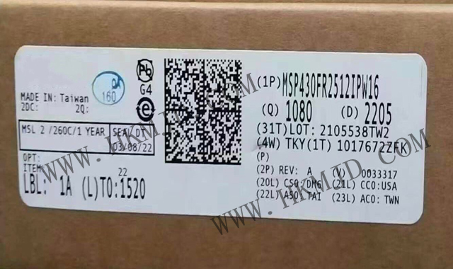 供應(yīng) [TI] 微控制器——供應(yīng) MSP430FR2512IPW16 電容式觸控 MCU