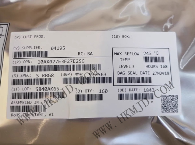 英特爾Arria 10 GX系列——10AX027E3F27E2SG 高性能FPGA芯片