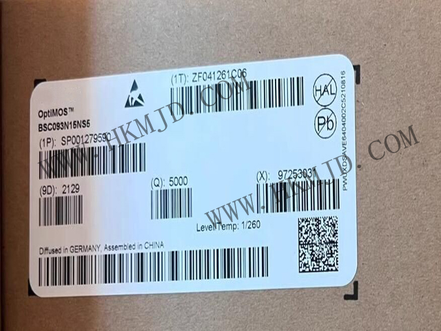 英飛凌BSC093N15NS5 OptiMOS?5 150V功率MOSFET，超低導(dǎo)通電阻9.3mΩ