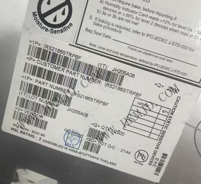 [供應(yīng)] IRS2186STRPBF（英飛凌）600V，EiceDRIVER? 高壓側(cè)和低壓側(cè)柵極驅(qū)動(dòng)器 IC
