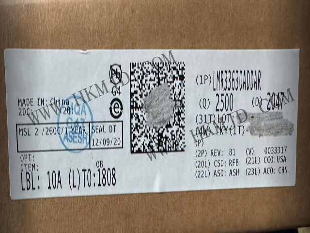 具有超低 EMI 的 TI LMR33630ADDAR 3A 同步降壓轉換器
